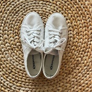 2790 Platform Superga Sneakers in white. Size 7W/37.5EU